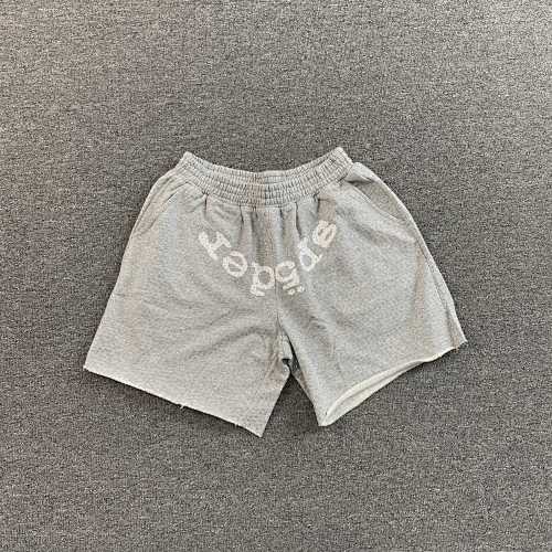 Sp5der Denim Shorts