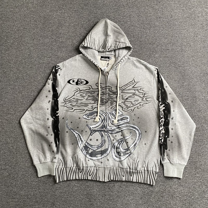 Hellstar Studios Zip Up Hoodie