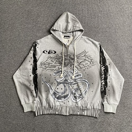 Hellstar Studios Zip Up Hoodie