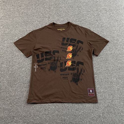 Travis Scott Cactus Jack X Mitchell X Ness T-shirt