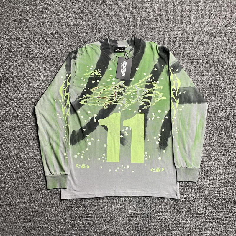 Hellstar Studios Moto Cross Long Sleeve Tee