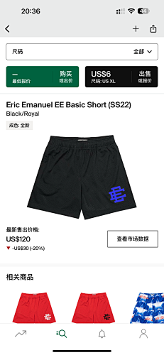 Eric Emanuel EE Basic Short Black Royal