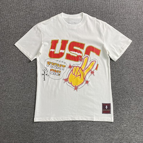 Travis Scott Cactus Jack X Mitchell X Ness T-shirt