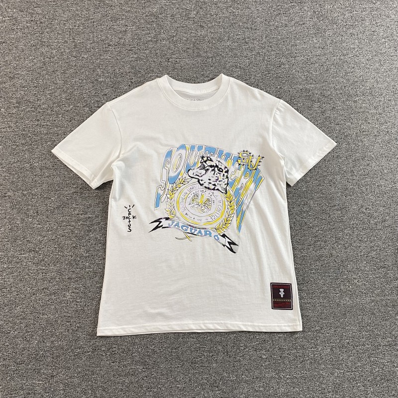 Travis Scott Cactus Jack X Mitchell X Ness T-shirt