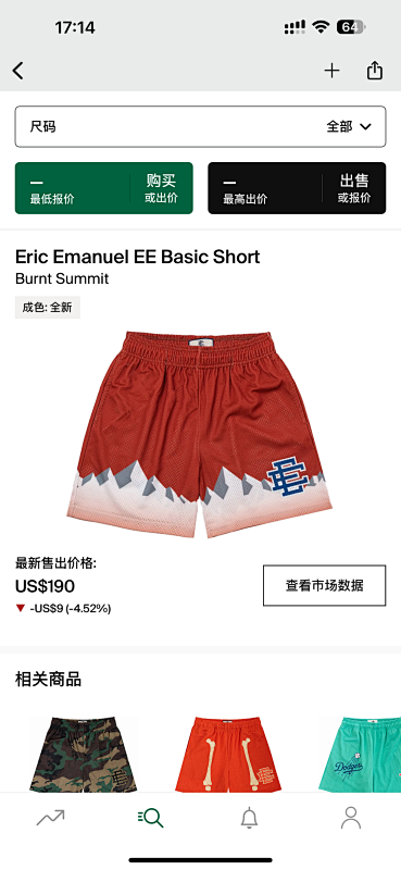 Eric Emanuel EE Basic Short Burnt Summit