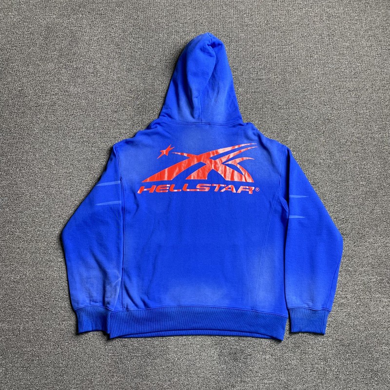 Hellstar Sports Gel Blue Hoodie