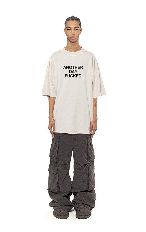 Arnodefrance T-Shirt Dirty White 'adf T-shirt