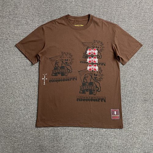 Travis Scott Cactus Jack X Mitchell X Ness T-shirt