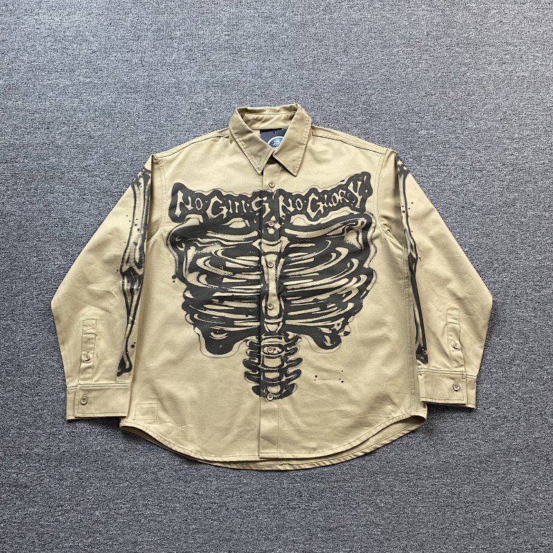 Hellstar Airbrushed Bones Longsleeve T-shirt
