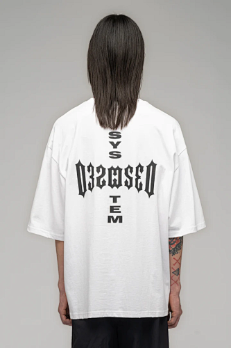 ''crux'' Oversized Box-Cut T-shirt