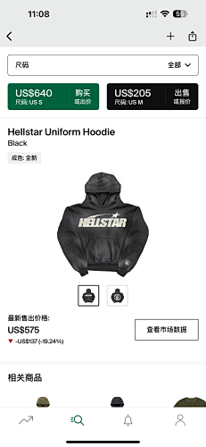 Hellstar Uniform Hoodie Black