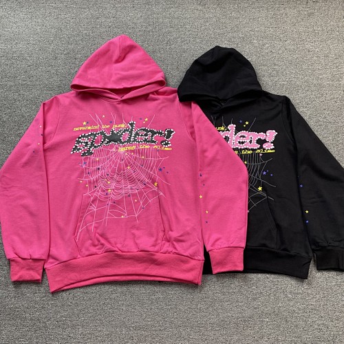 Sp5der Pink V2 Hoodie