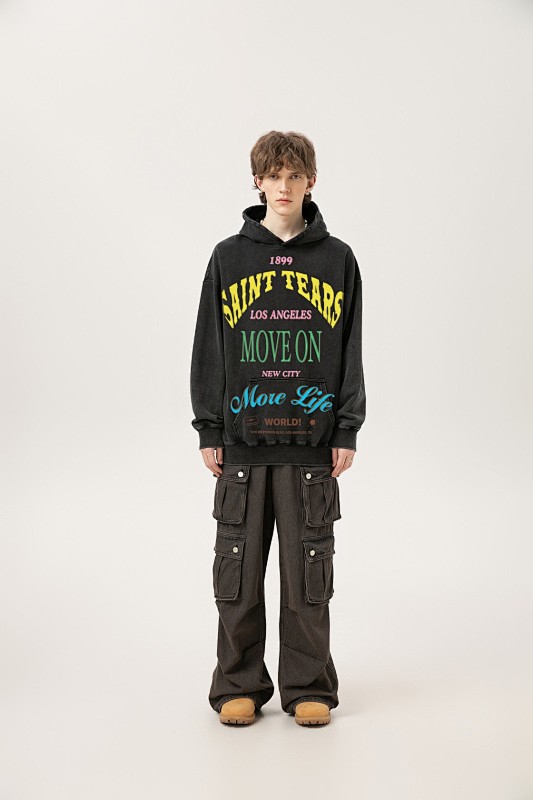 Saint Michael Denim Tears Hoodie
