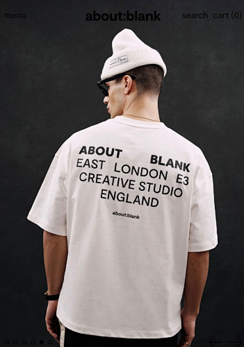 About Blank T-shirt