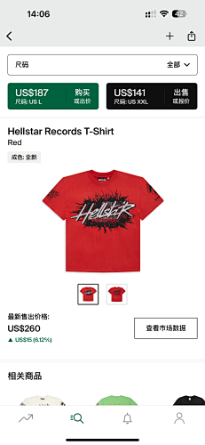 Hellstar Records T-Shir Red