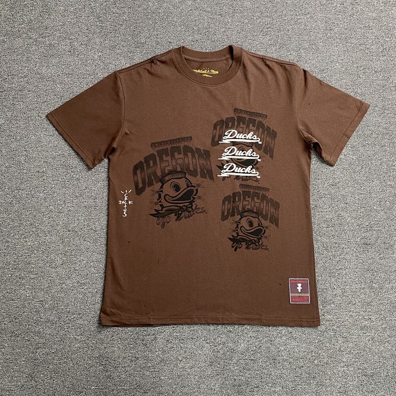 Travis Scott Cactus Jack X Mitchell X Ness T-shirt