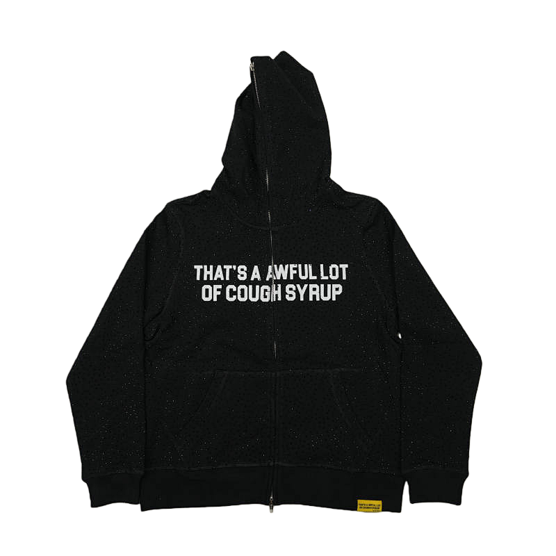 Black Rhinestone Hoodie