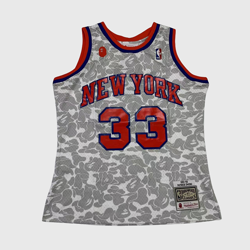 York Knicks Bape & Ness Jersey