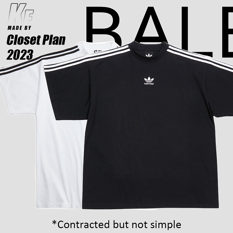 Balenciaga Blcg X Adi Ribbon Tee