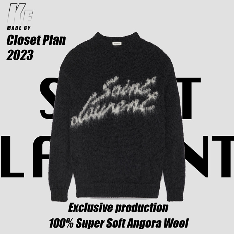 Saint Laurent Pre Order 10 Days Ship YSL Knit Sweater