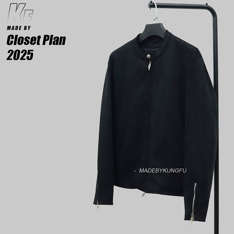 Chrome Hearts CH Suede Jacket