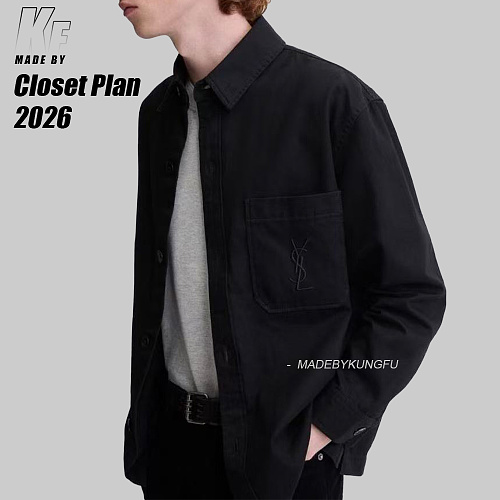 Saint Laurent YSL Denim Shirt