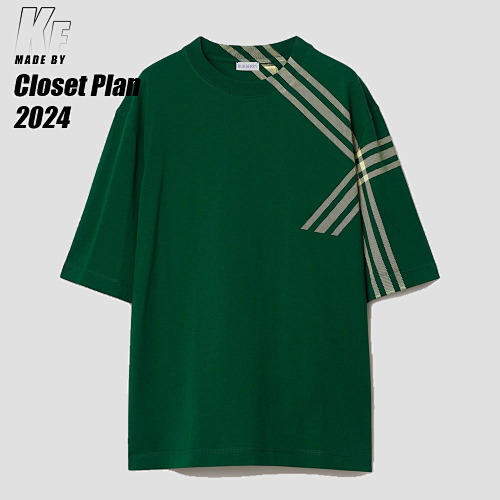 Bbr Plaid Green Tee