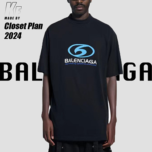 Balenciaga Blcg Cracking Tee