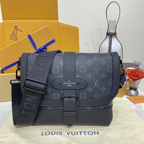 Louis Vuitton Saumur Monogram Eclipse