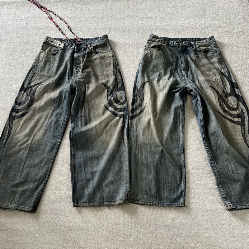 Balenciaga Blcg Tribal Y2k Denim