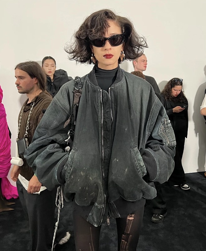 Denim Bomber