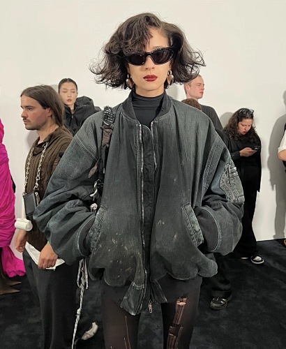 Denim Bomber