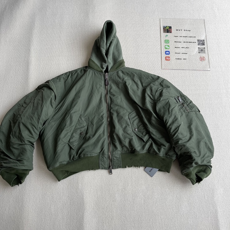 Balenciaga Green Bomber