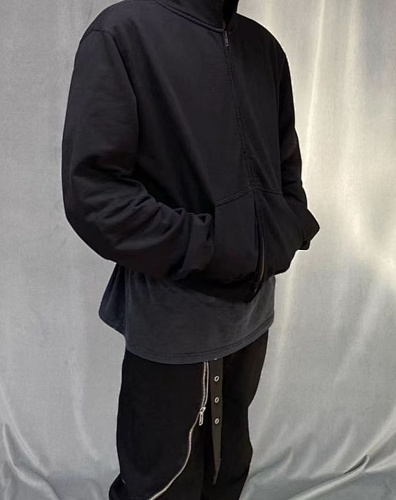 Balenciaga Blcg Tab Zip Hoodie
