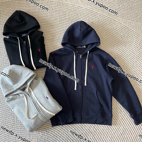 RL Fleece- Lined Zipper Hoodie