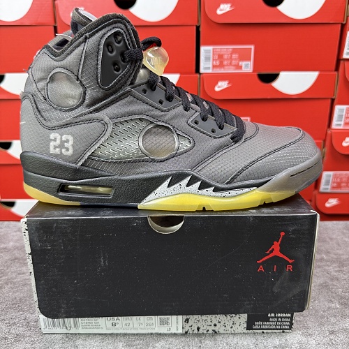 Off-White X Air Jordan 5 Retro Muslin