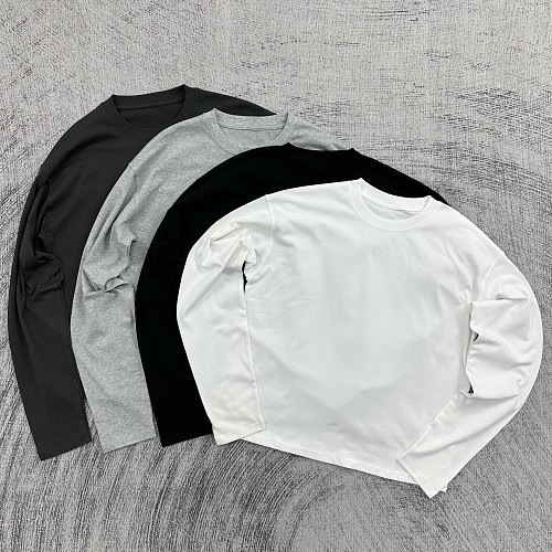Etheria 100 Cotton Basic Long-Sleeve Tee