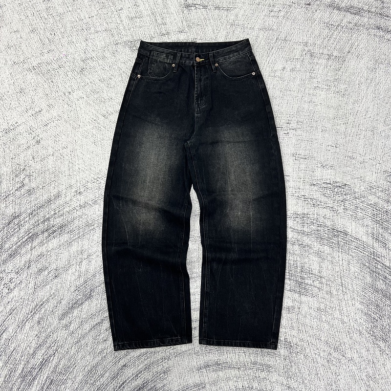 Etheria Distressed Wide-leg Jeans Ykk Zip