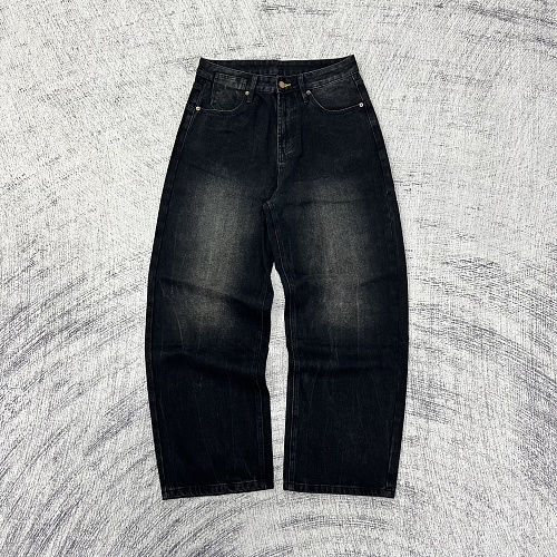 Etheria Distressed Wide-leg Jeans Ykk Zip