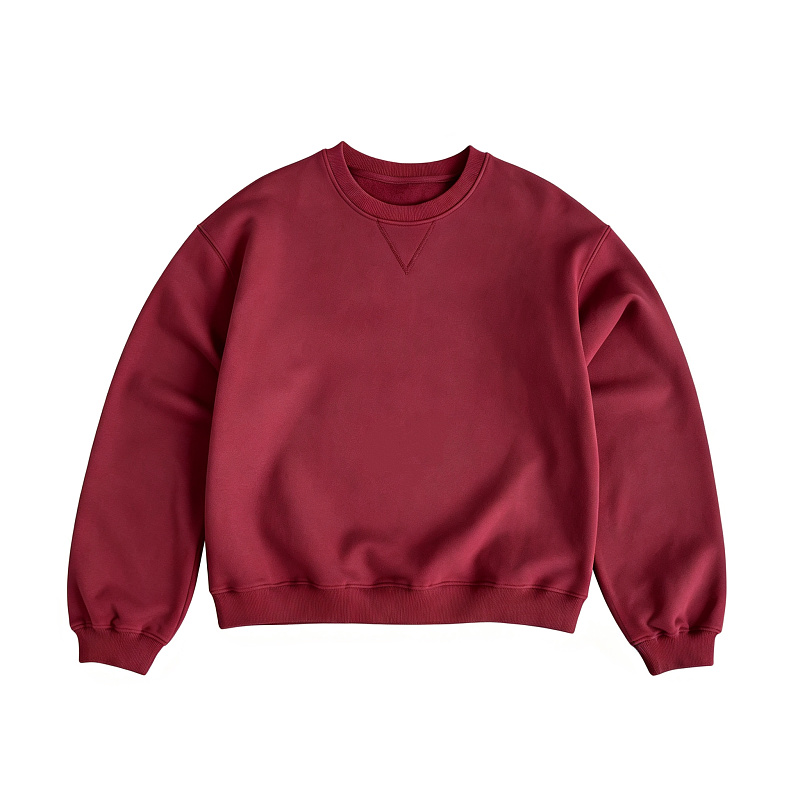 Mobius Crew Neck Wine-ish Red
