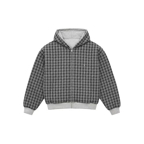 Vrk Reversible Plaid Zip-Hoodie V2