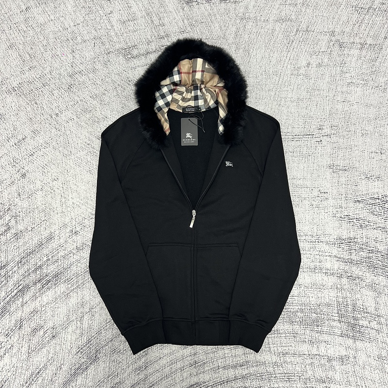 Japan Burberry Vintage Zip-Up - Black