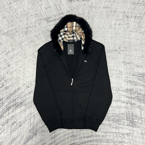 Japan Burberry Vintage Zip-Up - Black