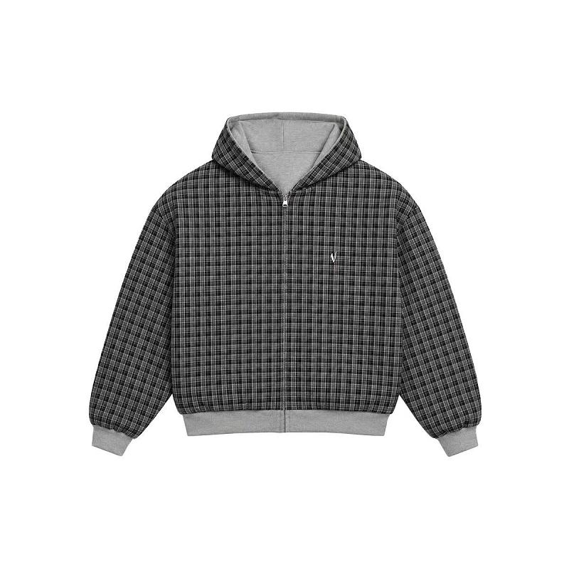 Vrk Reversible Plaid Zip-Hoodie V2