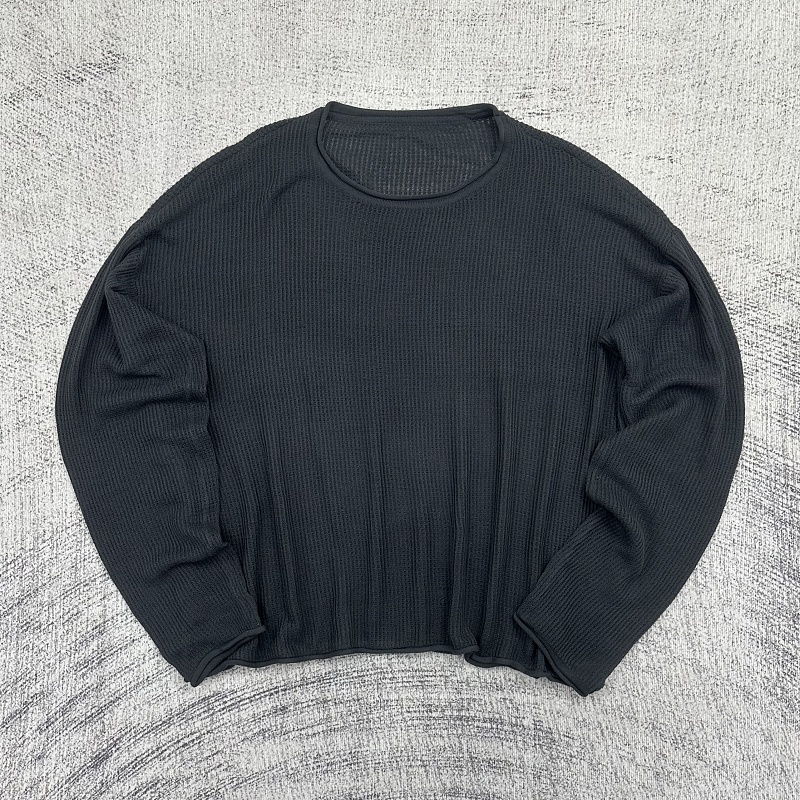 Etheria Relaxed-Fit Cropped Layering Sweater