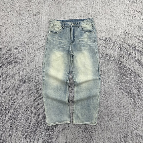 Etheria Vintage-Wash Straight-Leg Jeans