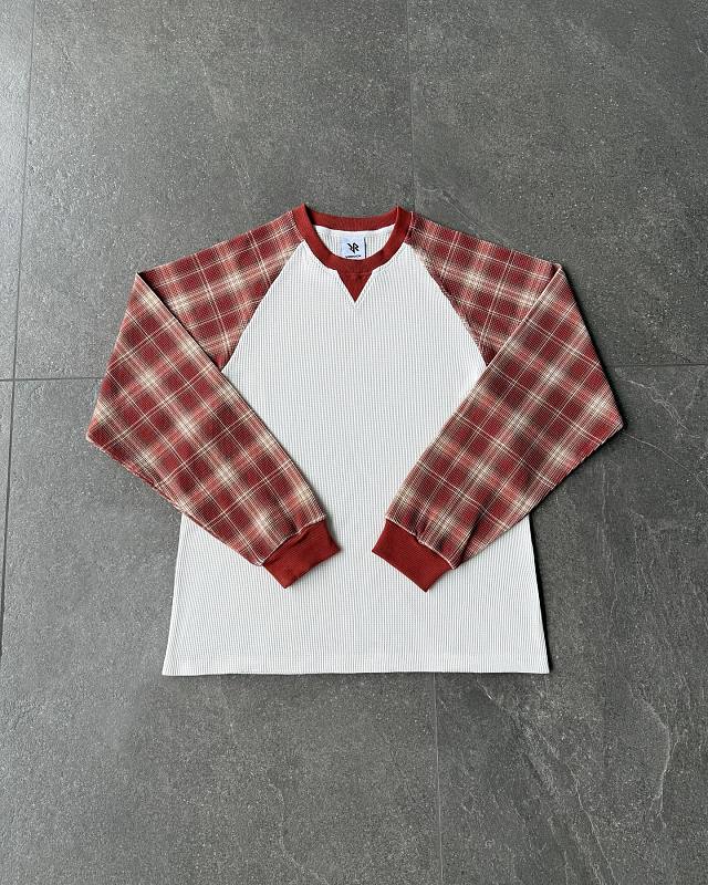 Vrk Waffle Long Sleeves - Wine