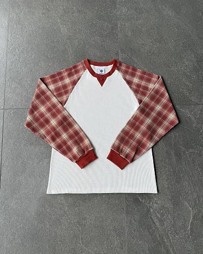 Vrk Waffle Long Sleeves - Wine