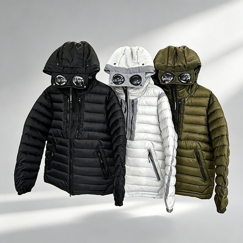 Goggle Hood Puffer Jacket