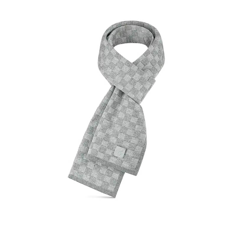Neo Petit Damier Beanie Grey Scarf